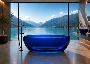 baignoire avec éclairage
