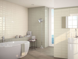 carrelages d'intérieur / de sol / en céramique / brillants