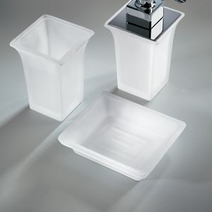 porte-savon en verre