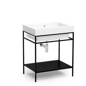 console pour lavabo en métal 1