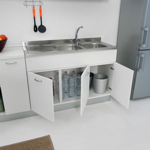 meuble évier en bois
