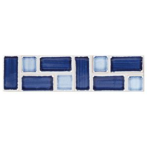 mosaïque d'intérieur / murale / en céramique / rectangulaire