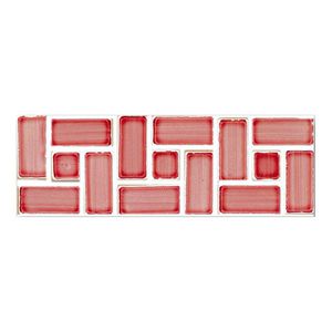 mosaïque d'intérieur / murale / en céramique / rectangulaire