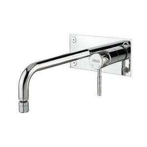 mitigeur pour bidet / à encastrer / en métal chromé / 2 trous