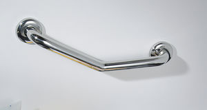 barre de maintien en inox / en forme de L / murale / professionnelle