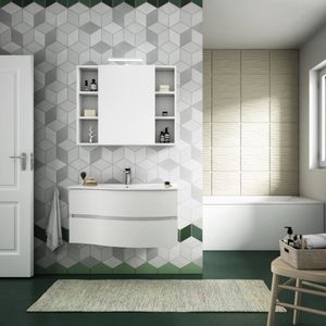 meuble vasque suspendu 1