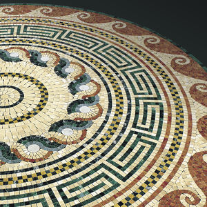 mosaïque en marbre