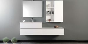 meuble vasque suspendu