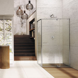 cabine de douche en verre