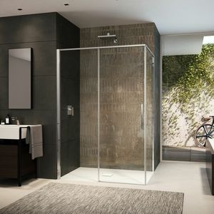 cabine de douche en verre