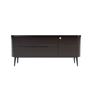 buffet contemporain / en plaqué bois / couleur personnalisable