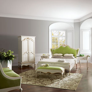 banquette de style / en tissu / en cuir / en bois laqué