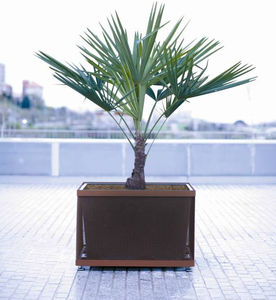 jardinière en acier / en acier inoxydable / en maille d'acier inox / en fibre de verre