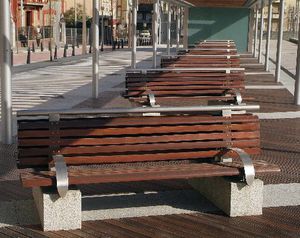 banc public contemporain