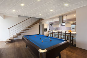 faux-plafond en bois
