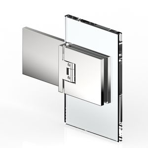 charnière pour porte en verre / en zamak