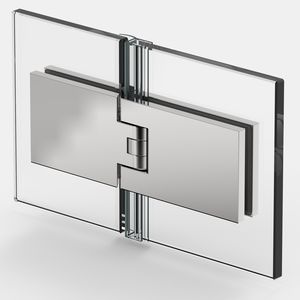 charnière pour porte en verre / de douche / en zamak