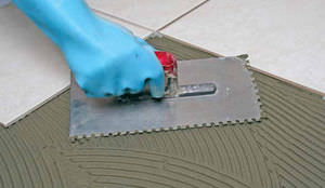 mortier-colle pour carrelage / de ciment
