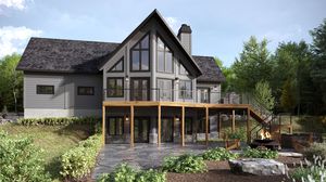 maison en bois empilé 1