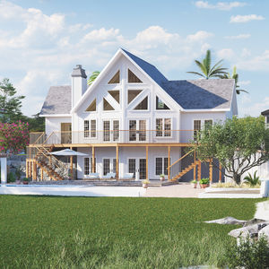 maison en bois empilé 1