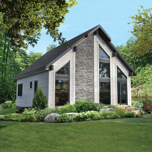 maison en bois empilé 1