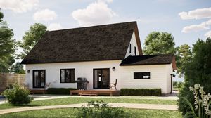 maison en bois empilé 1