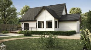 maison en bois empilé 1