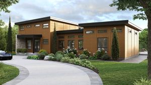 maison en bois empilé 1