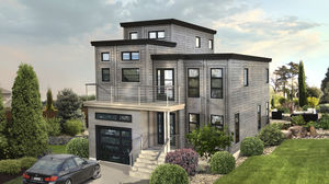 maison en bois empilé 1