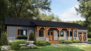 maison en bois empilé 1