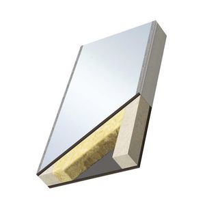 panneau sandwich acoustique pour façade / pour fenêtre / pour porte / face HPL