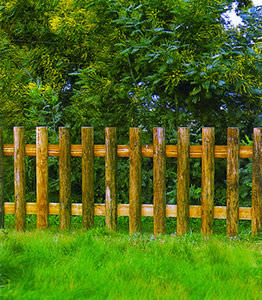 clôture à barreaux