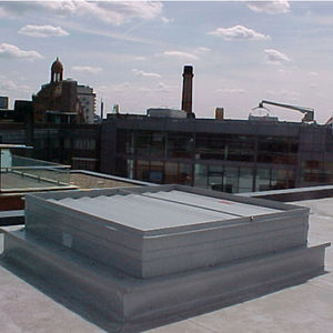 trappe de désenfumage en polycarbonate