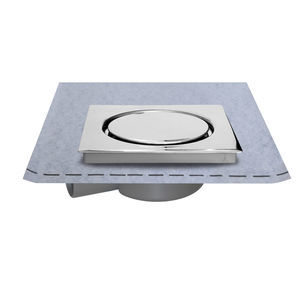 bonde de douche en inox