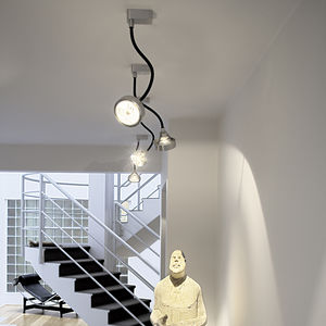 spot de plafond / halogène / rond / en aluminium