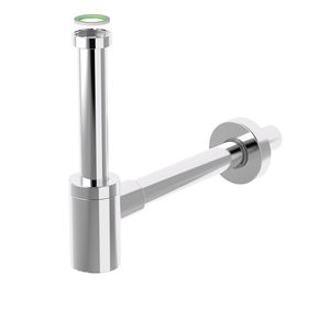 siphon de lavabo en inox