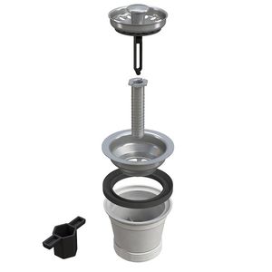 vidage lavabo à pression
