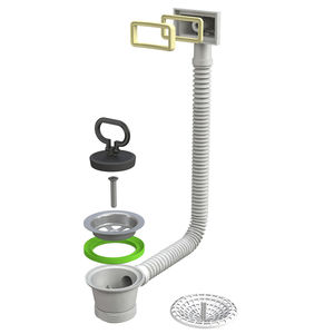 vidage lavabo à pression