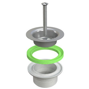 bonde de douche en acier inox