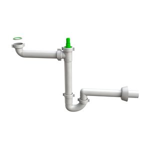 siphon de lavabo en plastique
