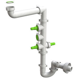 siphon de lavabo en polypropylène