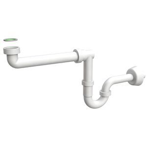 siphon de lavabo en PP