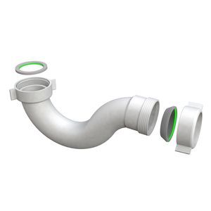 siphon de lavabo en PP
