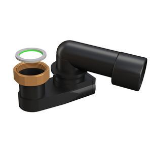 siphon de lavabo en laiton