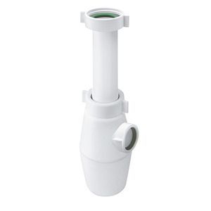 siphon de lavabo en polypropylène