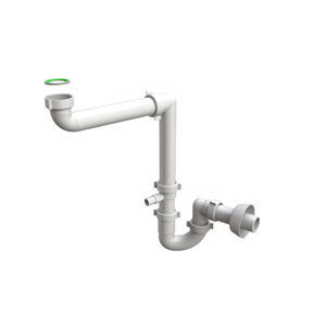 siphon de lavabo en PP