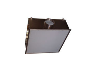 diffuseur à déplacement d'air encastrable / au plafond / rectangulaire