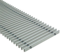 grille de ventilation en aluminium / linéaire / pour plancher technique