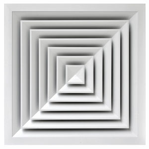 diffuseur d'air de plafond / carré