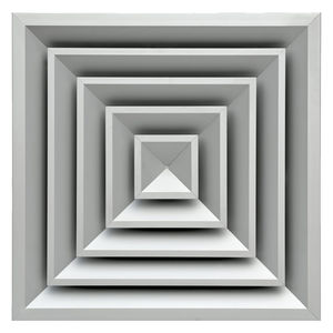 diffuseur d'air de plafond / carré